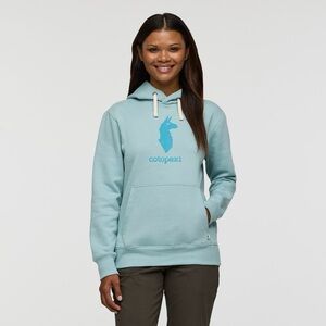 cotopaxi Pale Aqua Pullover Hoodie with Logo